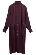 【マルティニーク/martinique】の【l heritage martinique】シルキーサテンロングシャツ 人気、トレンドファッション・服の通販 founy(ファニー) ファッション Fashion レディースファッション Fashion for Women トップス・カットソー Cut & Sew Tops シャツ・ブラウス・オフィスカジュアル Elegant Blouses & Button-Ups おすすめ Recommended / Our Picks とろみ Fluid, Flowy Fabric サテン Satin, Glossy Fabric シルキー Silky, Smooth Texture スリーブ Sleeve, Long Sleeve / Short Sleeve ドレス Dress, One-Piece プリーツ Pleats, Pleated ロング Long, Long-Length 新作・新入荷 New Arrivals / New In thumbnail バーガンディ|ID: prp329100004676016 ipo3291000000033787469