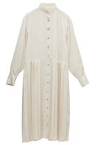 【マルティニーク/martinique】の【l heritage martinique】シルキーサテンロングシャツ オフ|ID: prp329100004676016 ipo3291000000035742714