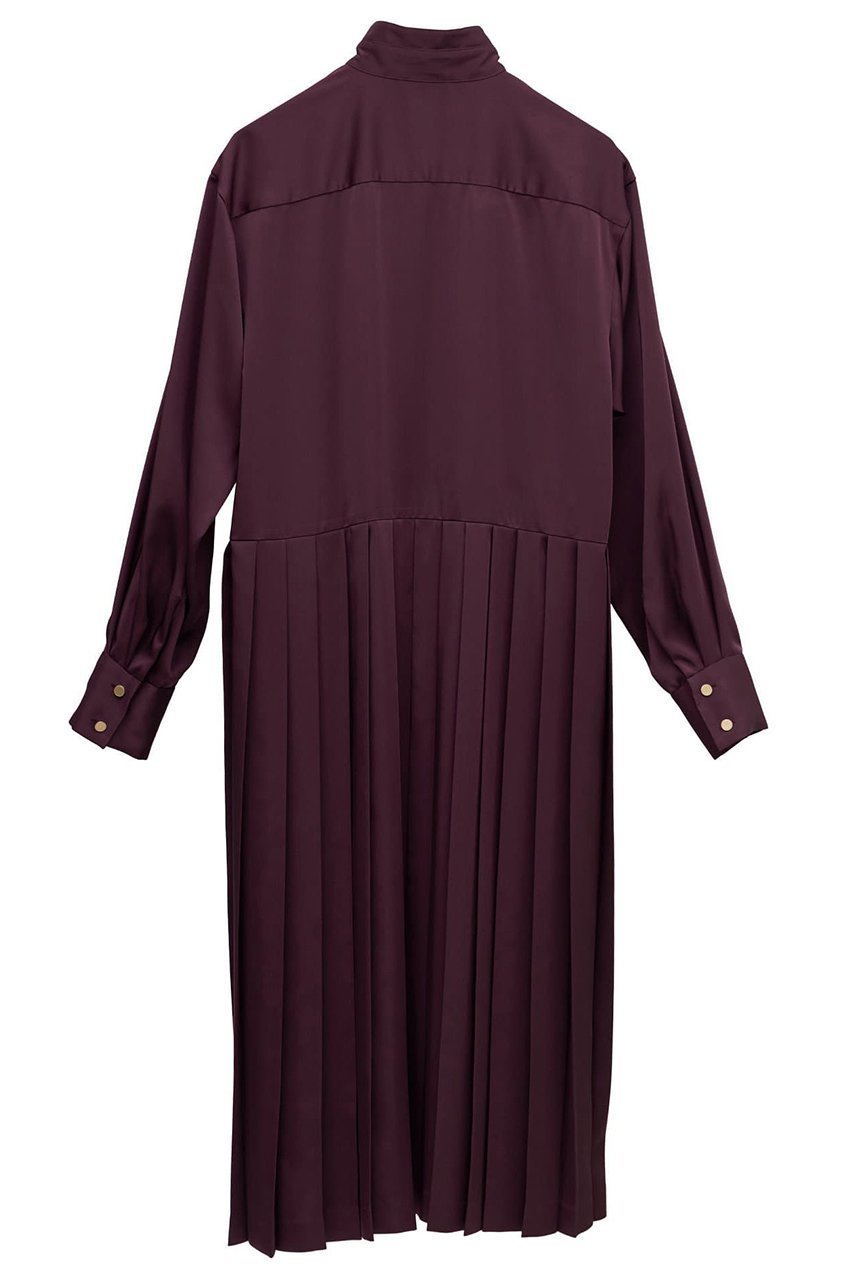 【マルティニーク/martinique】の【l heritage martinique】シルキーサテンロングシャツ 人気、トレンドファッション・服の通販 founy(ファニー) ファッション Fashion レディースファッション Fashion for Women トップス・カットソー Cut & Sew Tops シャツ・ブラウス・オフィスカジュアル Elegant Blouses & Button-Ups おすすめ Recommended / Our Picks とろみ Fluid, Flowy Fabric サテン Satin, Glossy Fabric シルキー Silky, Smooth Texture スリーブ Sleeve, Long Sleeve / Short Sleeve ドレス Dress, One-Piece プリーツ Pleats, Pleated ロング Long, Long-Length other-2|ID: prp329100004676016 ipo3291000000035742719