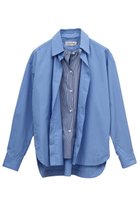 【マルティニーク/martinique】の【l heritage martinique】トマスメイソン フェイクレイヤードシャツ サックスストライプ|ID: prp329100004676018 ipo3291000000035969752