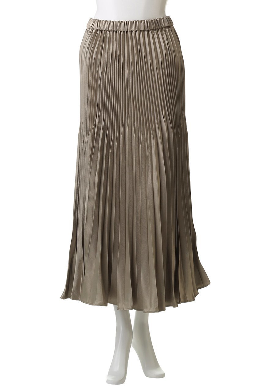 【エリオポール/heliopole】のシャイニーツイルプリーツスカート 人気、トレンドファッション・服の通販 founy(ファニー) 　ファッション　Fashion　レディースファッション　Fashion for Women　スカート　Skirts　プリーツスカート / 上品フェミニンスタイル　Pleated Skirts　ロングスカート　Long Skirts / Maxi & Midi Skirts　ツイル　Twist, Twisted Detail　ドレープ　Drape, Draping Fabric　パーティ　Party, Party Style　プリーツ　Pleats, Pleated　マーメイド　Mermaid, Fishtail Silhouette　ロング　Long, Long-Length　other-2|ID: prp329100004676019 ipo3291000000035747787