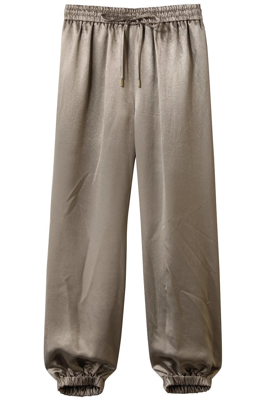 【エリオポール/heliopole】のシャイニーツイルバルーンパンツ インテリア・キッズ・メンズ・レディースファッション・服の通販 founy(ファニー) 　ファッション　Fashion　レディースファッション　Fashion for Women　パンツ　Pants & Trousers　おすすめ　Recommended / Our Picks　ショート　Short, Short Length　ツイル　Twist, Twisted Detail　ドレープ　Drape, Draping Fabric　バルーン　Balloon, Balloon Silhouette　リュクス　Luxury, Elegant, High-End, Chic　再入荷　Restock / Back in Stock　A/W・秋冬　Autumn/Winter　ブラウン|ID: prp329100004676020 ipo3291000000035742759