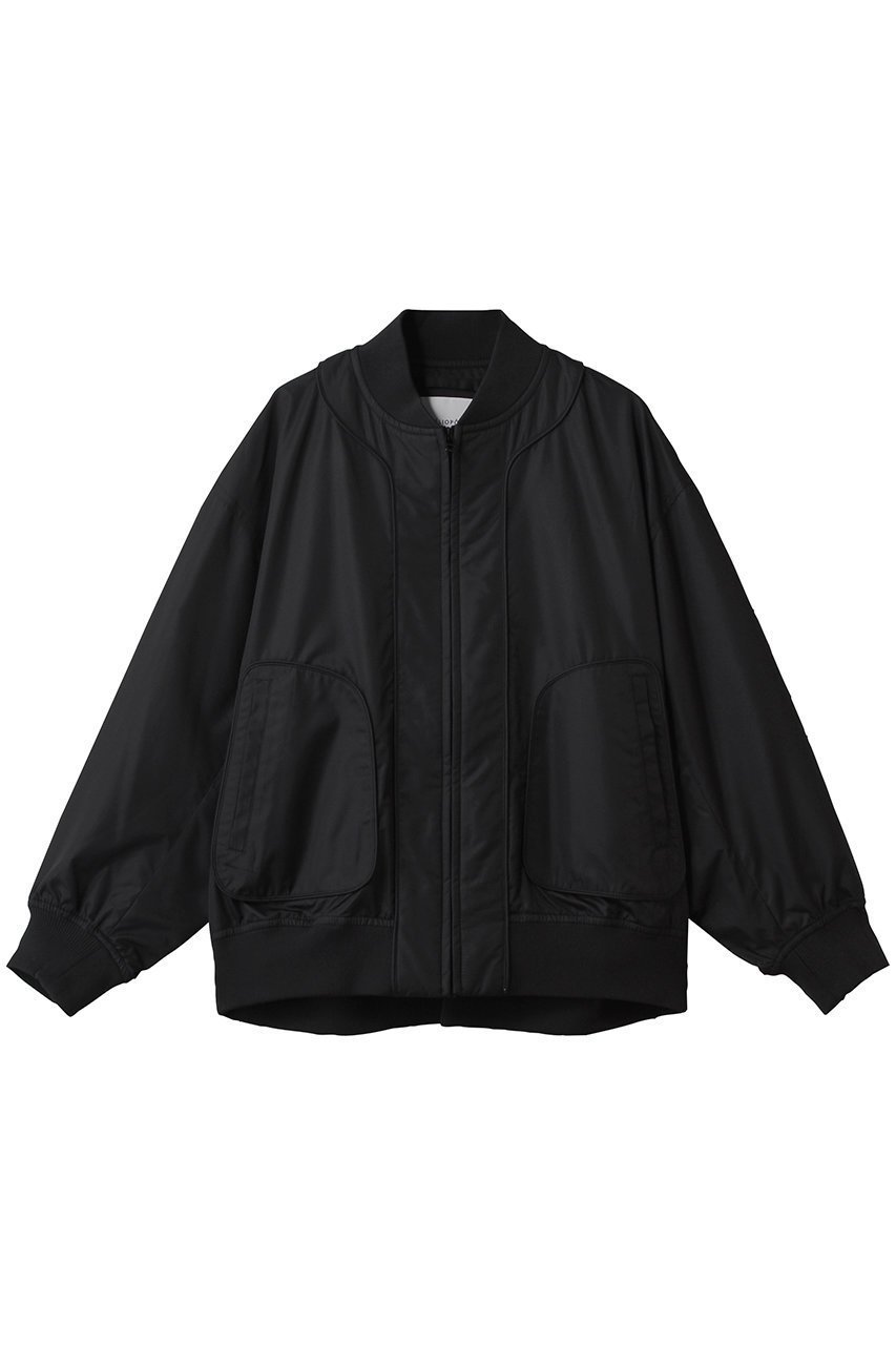 【エリオポール/heliopole】のミリタリーブルゾン インテリア・キッズ・メンズ・レディースファッション・服の通販 founy(ファニー) 　ファッション　Fashion　レディースファッション　Fashion for Women　アウター　Coat / Outerwear Collection　レディースジャケット・軽アウター　Jackets　ブルゾンジャケット・スポーティアウター　Blouson Jackets　おすすめ　Recommended / Our Picks　ジャケット　Jacket, Outerwear　タフタ　Taffeta, Structured Fabric　ブルゾン　Blouson, Bomber Jacket　ミリタリー　Military, Army Style　新作・新入荷　New Arrivals / New In　ブラック|ID: prp329100004676021 ipo3291000000033787510