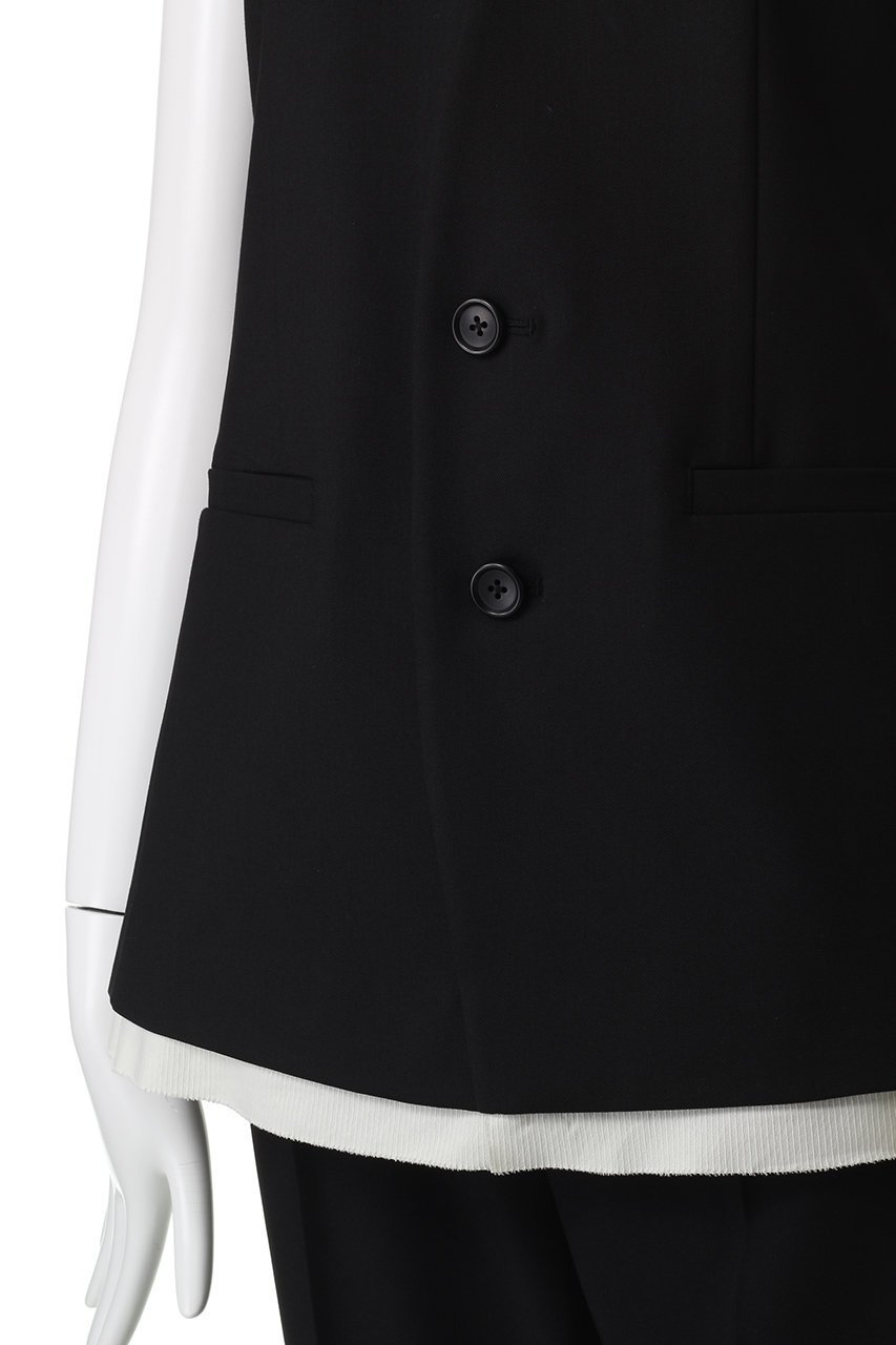 【エリオポール/heliopole】のthe ELLISON ベスト 人気、トレンドファッション・服の通販 founy(ファニー) ファッション Fashion レディースファッション Fashion for Women アウター Coat / Outerwear Collection レディースジャケット・軽アウター Jackets ジャケット Jacket, Outerwear ストレッチ Stretch, Stretchy Fabric スリット Slit, Slit Detail トライアングル Triangle, Triangular Shape フラップ Flap, Flap Pocket ベスト Vest, Waistcoat ポケット Pocket, Pocket Detail 定番 Standard, Basic Item other-5|ID: prp329100004676022 ipo3291000000035298550