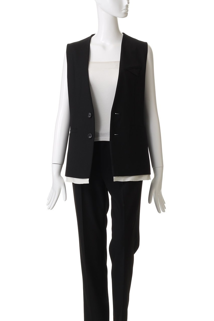 【エリオポール/heliopole】のthe ELLISON ベスト 人気、トレンドファッション・服の通販 founy(ファニー) ファッション Fashion レディースファッション Fashion for Women アウター Coat / Outerwear Collection レディースジャケット・軽アウター Jackets ジャケット Jacket, Outerwear ストレッチ Stretch, Stretchy Fabric スリット Slit, Slit Detail トライアングル Triangle, Triangular Shape フラップ Flap, Flap Pocket ベスト Vest, Waistcoat ポケット Pocket, Pocket Detail 定番 Standard, Basic Item other-7|ID: prp329100004676022 ipo3291000000035298554