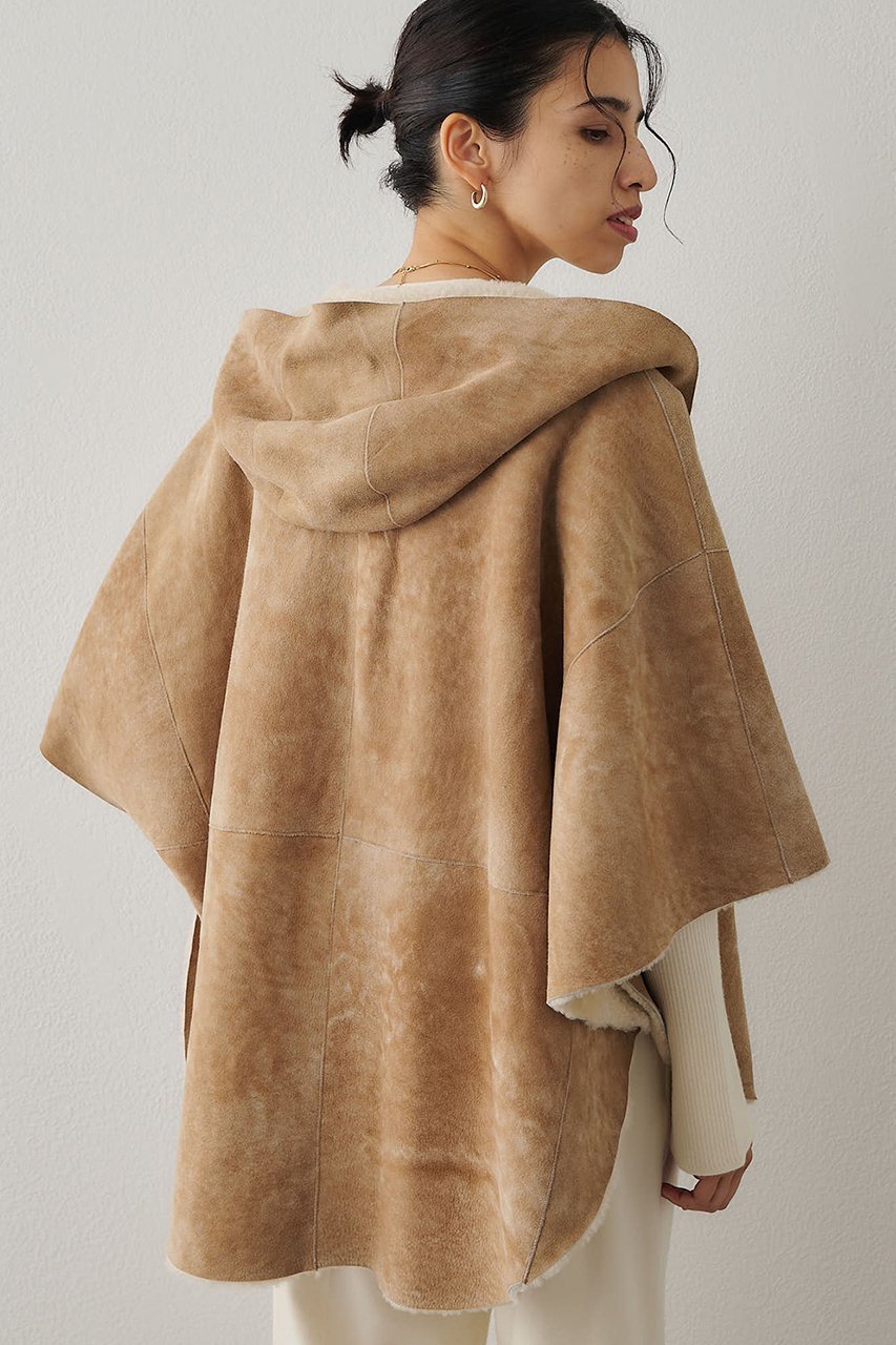【ウィムガゼット/Whim Gazette】のムートンポンチョ 人気、トレンドファッション・服の通販 founy(ファニー) 　ファッション　Fashion　レディースファッション　Fashion for Women　アウター　Coat / Outerwear Collection　コート・ロングコート・ピーコート　Long Coats, Peacoats & More　ポンチョ・ケープコート　Ponchos & Capes　ショート　Short, Short Length　ストレート　Straight, Straight Cut　ポンチョ　Poncho, Cape Style　ムートン　Shearling, Mouton　other-3|ID: prp329100004676024 ipo3291000000036136544