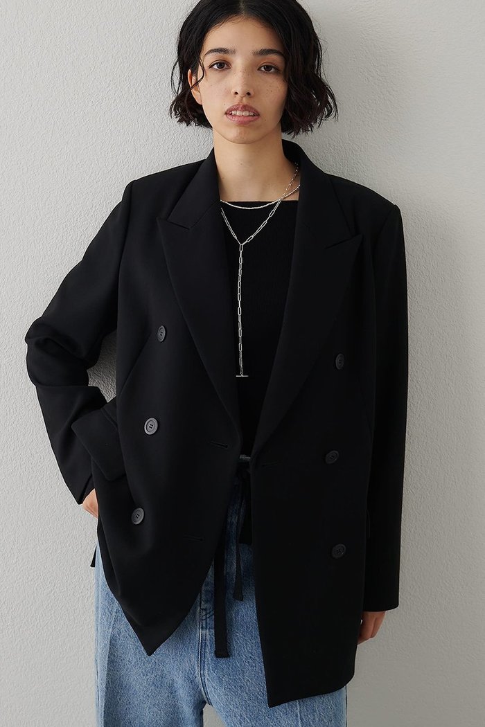 【ウィムガゼット/Whim Gazette】のダブルテーラードジャケット インテリア・キッズ・メンズ・レディースファッション・服の通販 founy(ファニー) https://founy.com/ ファッション Fashion レディースファッション Fashion for Women アウター Coat / Outerwear Collection レディースジャケット・軽アウター Jackets テーラードジャケット / 通勤・きれいめスタイル Tailored Jackets & Blazers おすすめ Recommended / Our Picks シンプル Simple, Minimal ジャケット Jacket, Outerwear セットアップ Set-Up, Coordinated Outfit ダブル Double, Double-Breasted マニッシュ Mannish, Boyish エレガント 上品 Elegant |ID: prp329100004676025 ipo3291000000036065555