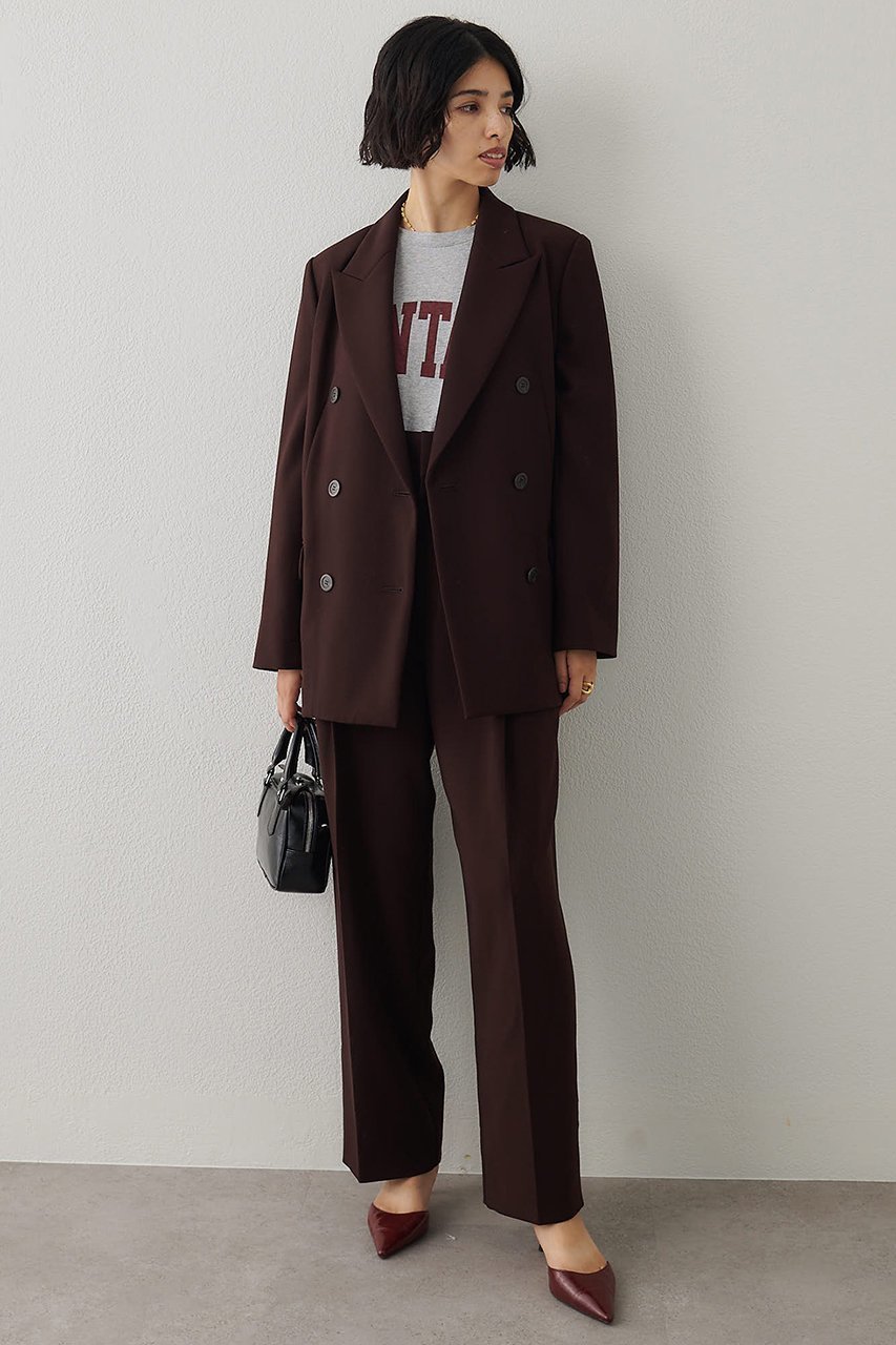 【ウィムガゼット/Whim Gazette】のダブルテーラードジャケット 人気、トレンドファッション・服の通販 founy(ファニー) 　ファッション　Fashion　レディースファッション　Fashion for Women　アウター　Coat / Outerwear Collection　レディースジャケット・軽アウター　Jackets　テーラードジャケット / 通勤・きれいめスタイル　Tailored Jackets & Blazers　おすすめ　Recommended / Our Picks　シンプル　Simple, Minimal　ジャケット　Jacket, Outerwear　セットアップ　Set-Up, Coordinated Outfit　ダブル　Double, Double-Breasted　マニッシュ　Mannish, Boyish　エレガント 上品　Elegant　other-5|ID: prp329100004676025 ipo3291000000036065561