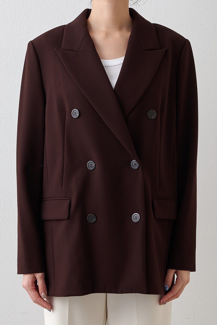 【ウィムガゼット/Whim Gazette】のダブルテーラードジャケット 人気、トレンドファッション・服の通販 founy(ファニー) 　ファッション　Fashion　レディースファッション　Fashion for Women　アウター　Coat / Outerwear Collection　レディースジャケット・軽アウター　Jackets　テーラードジャケット / 通勤・きれいめスタイル　Tailored Jackets & Blazers　おすすめ　Recommended / Our Picks　シンプル　Simple, Minimal　ジャケット　Jacket, Outerwear　セットアップ　Set-Up, Coordinated Outfit　ダブル　Double, Double-Breasted　マニッシュ　Mannish, Boyish　エレガント 上品　Elegant　other-6|ID: prp329100004676025 ipo3291000000036065562