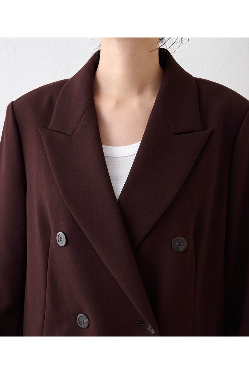 【ウィムガゼット/Whim Gazette】のダブルテーラードジャケット 人気、トレンドファッション・服の通販 founy(ファニー) 　ファッション　Fashion　レディースファッション　Fashion for Women　アウター　Coat / Outerwear Collection　レディースジャケット・軽アウター　Jackets　テーラードジャケット / 通勤・きれいめスタイル　Tailored Jackets & Blazers　おすすめ　Recommended / Our Picks　シンプル　Simple, Minimal　ジャケット　Jacket, Outerwear　セットアップ　Set-Up, Coordinated Outfit　ダブル　Double, Double-Breasted　マニッシュ　Mannish, Boyish　エレガント 上品　Elegant　other-8|ID: prp329100004676025 ipo3291000000036065564