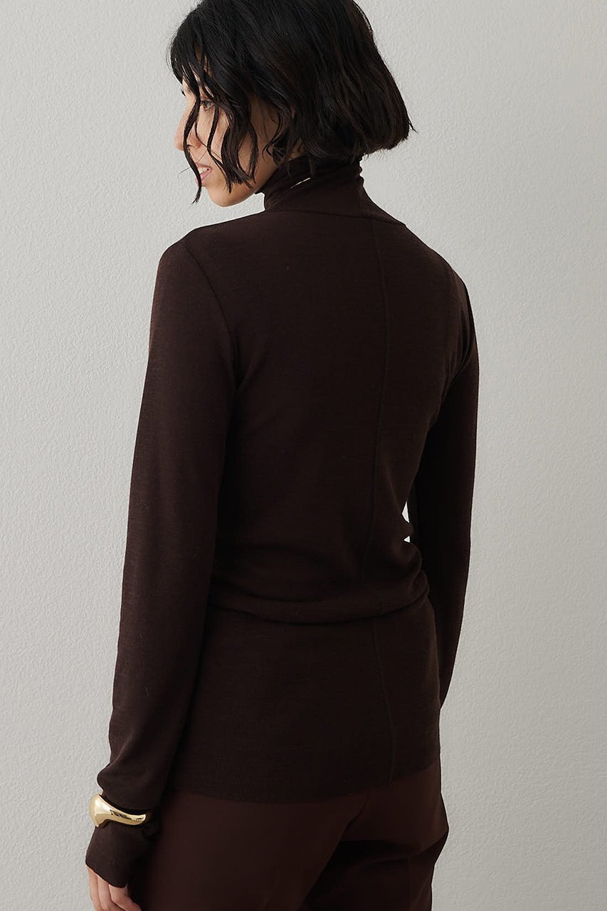 【ウィムガゼット/Whim Gazette】のウール混カットタートルプルオーバー 人気、トレンドファッション・服の通販 founy(ファニー) 　ファッション　Fashion　レディースファッション　Fashion for Women　トップス・カットソー　Cut & Sew Tops　ニット　Knit Tops & Sweaters　カジュアルプルオーバー・ニットトップス　Pullovers & Knit Tops / Casual Pullovers　シアー　Sheer, See-Through　シンプル　Simple, Minimal　スタンダード　Standard, Basic　ストレッチ　Stretch, Stretchy Fabric　タートルネック　Turtleneck, High Neck　新作・新入荷　New Arrivals / New In　A/W・秋冬　Autumn/Winter　other-2|ID: prp329100004676026 ipo3291000000033787598