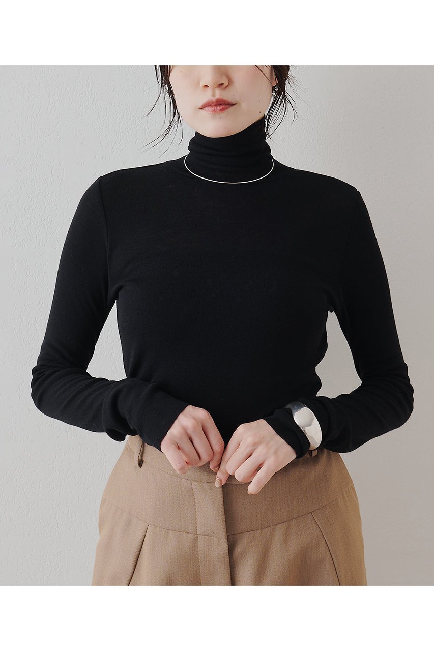 【ウィムガゼット/Whim Gazette】のウール混カットタートルプルオーバー 人気、トレンドファッション・服の通販 founy(ファニー) 　ファッション　Fashion　レディースファッション　Fashion for Women　トップス・カットソー　Cut & Sew Tops　ニット　Knit Tops & Sweaters　カジュアルプルオーバー・ニットトップス　Pullovers & Knit Tops / Casual Pullovers　シアー　Sheer, See-Through　シンプル　Simple, Minimal　スタンダード　Standard, Basic　ストレッチ　Stretch, Stretchy Fabric　タートルネック　Turtleneck, High Neck　A/W・秋冬　Autumn/Winter　 other-1|ID: prp329100004676026 ipo3291000000035742785