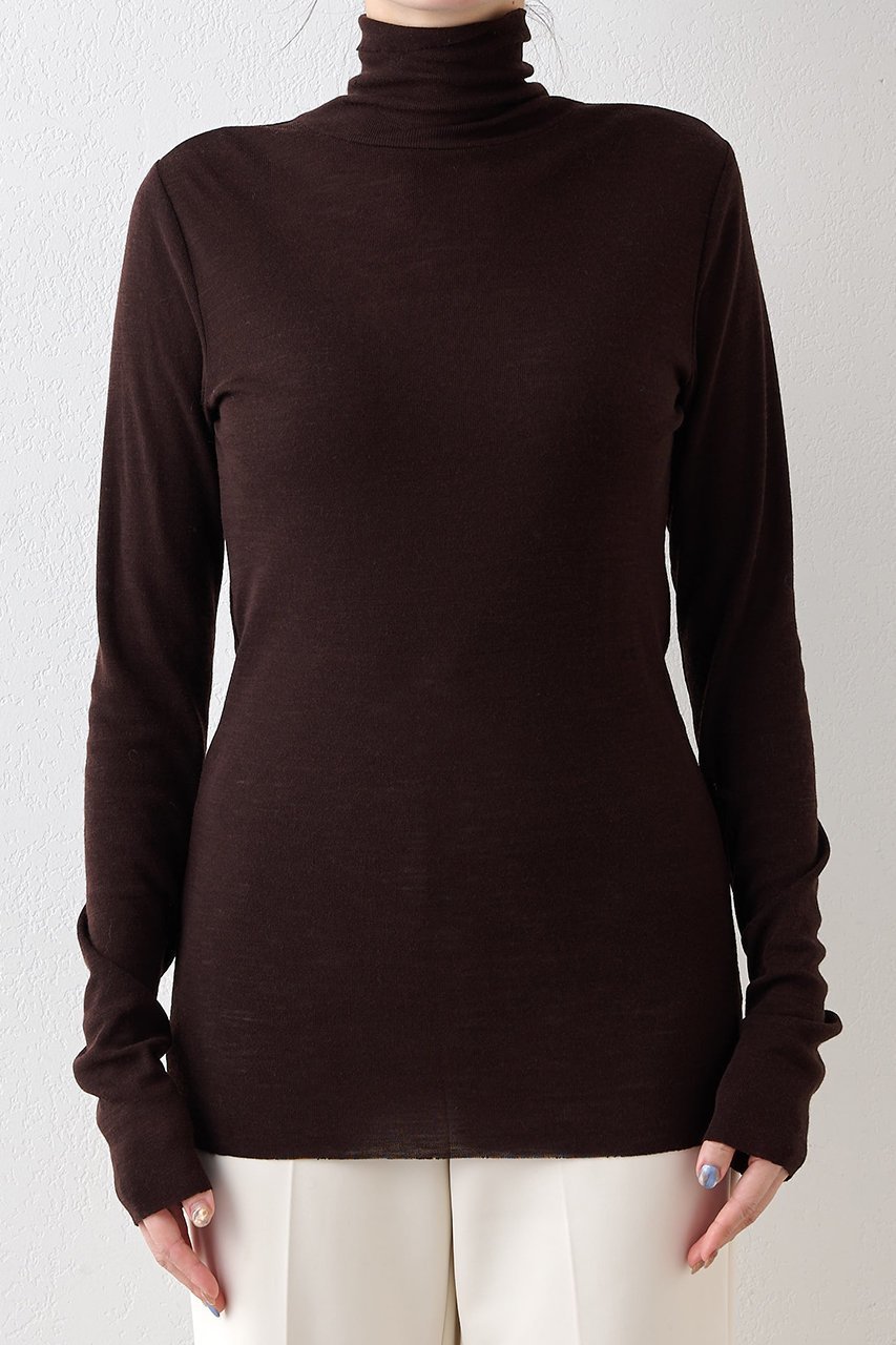 【ウィムガゼット/Whim Gazette】のウール混カットタートルプルオーバー 人気、トレンドファッション・服の通販 founy(ファニー) 　ファッション　Fashion　レディースファッション　Fashion for Women　トップス・カットソー　Cut & Sew Tops　ニット　Knit Tops & Sweaters　カジュアルプルオーバー・ニットトップス　Pullovers & Knit Tops / Casual Pullovers　シアー　Sheer, See-Through　シンプル　Simple, Minimal　スタンダード　Standard, Basic　ストレッチ　Stretch, Stretchy Fabric　タートルネック　Turtleneck, High Neck　A/W・秋冬　Autumn/Winter　other-5|ID: prp329100004676026 ipo3291000000035858765