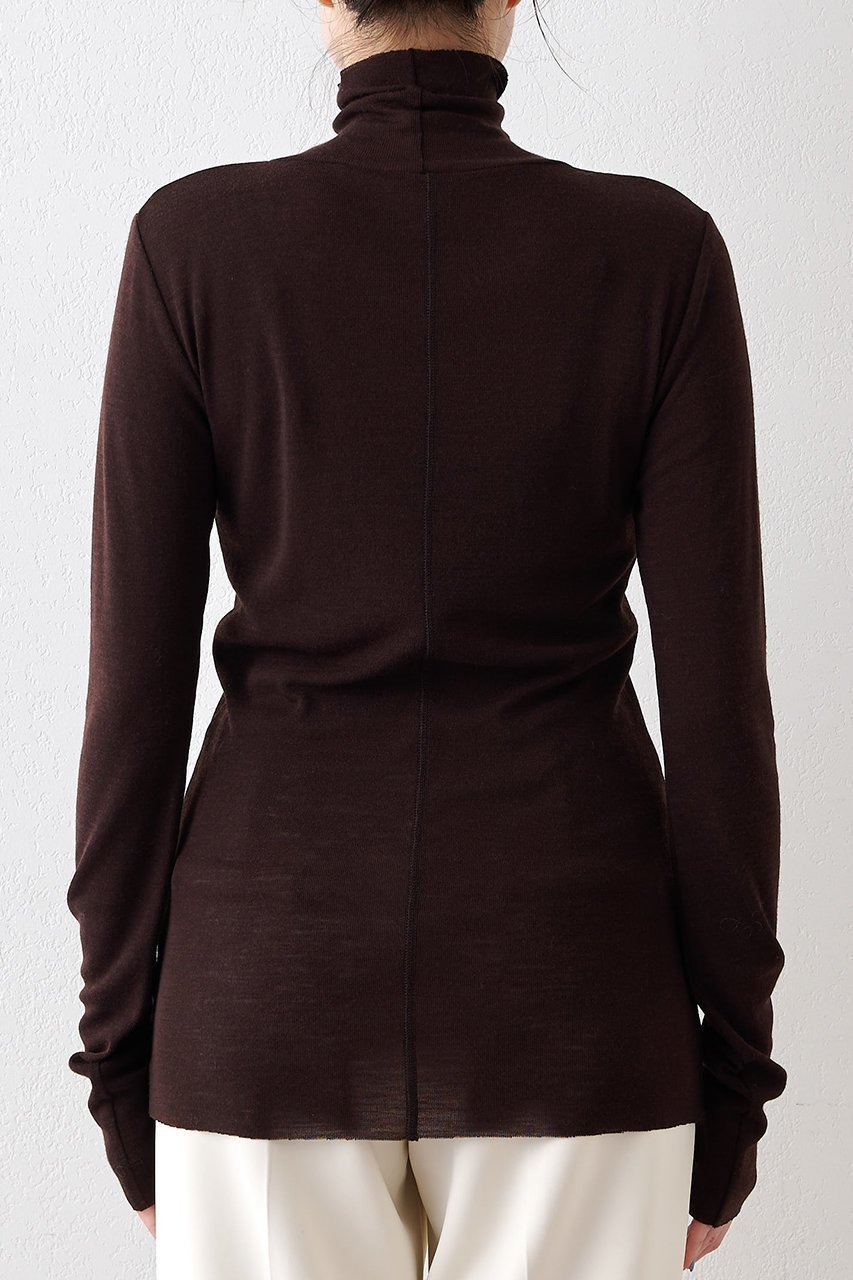 【ウィムガゼット/Whim Gazette】のウール混カットタートルプルオーバー 人気、トレンドファッション・服の通販 founy(ファニー) 　ファッション　Fashion　レディースファッション　Fashion for Women　トップス・カットソー　Cut & Sew Tops　ニット　Knit Tops & Sweaters　カジュアルプルオーバー・ニットトップス　Pullovers & Knit Tops / Casual Pullovers　シアー　Sheer, See-Through　シンプル　Simple, Minimal　スタンダード　Standard, Basic　ストレッチ　Stretch, Stretchy Fabric　タートルネック　Turtleneck, High Neck　A/W・秋冬　Autumn/Winter　other-7|ID: prp329100004676026 ipo3291000000035858767