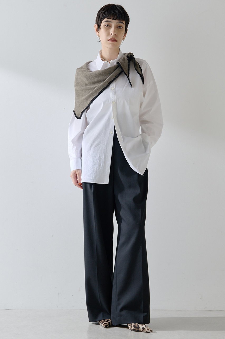 【ウィムガゼット/Whim Gazette】のドルマンシャツ 人気、トレンドファッション・服の通販 founy(ファニー) 　ファッション　Fashion　レディースファッション　Fashion for Women　トップス・カットソー　Cut & Sew Tops　シャツ・ブラウス・オフィスカジュアル　Elegant Blouses & Button-Ups　ストレッチ　Stretch, Stretchy Fabric　スリーブ　Sleeve, Long Sleeve / Short Sleeve　タイプライター　Typewriter Fabric, Crisp Cotton　トレンド　Trend, Trending Now　フォルム　Silhouette, Form　ロング　Long, Long-Length　エレガント 上品　Elegant　other-4|ID: prp329100004676028 ipo3291000000035687788