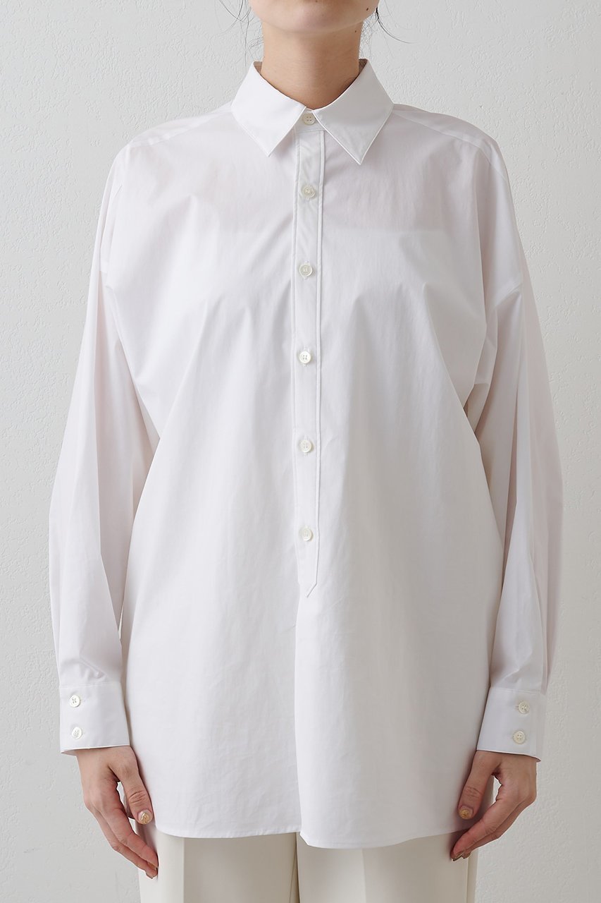 【ウィムガゼット/Whim Gazette】のドルマンシャツ 人気、トレンドファッション・服の通販 founy(ファニー) 　ファッション　Fashion　レディースファッション　Fashion for Women　トップス・カットソー　Cut & Sew Tops　シャツ・ブラウス・オフィスカジュアル　Elegant Blouses & Button-Ups　ストレッチ　Stretch, Stretchy Fabric　スリーブ　Sleeve, Long Sleeve / Short Sleeve　タイプライター　Typewriter Fabric, Crisp Cotton　トレンド　Trend, Trending Now　フォルム　Silhouette, Form　ロング　Long, Long-Length　エレガント 上品　Elegant　other-5|ID: prp329100004676028 ipo3291000000035687789