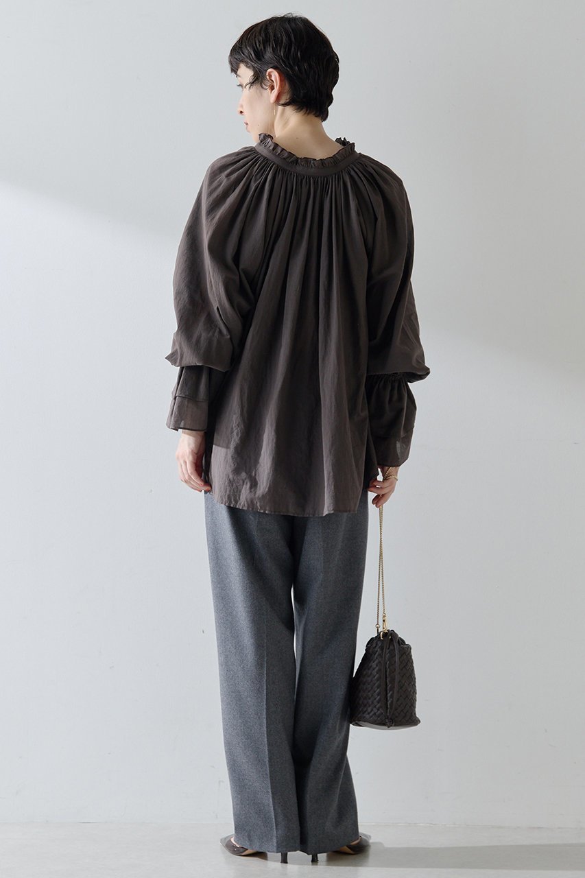 【ウィムガゼット/Whim Gazette】のサキソニーウールパンツ 人気、トレンドファッション・服の通販 founy(ファニー) 　ファッション　Fashion　レディースファッション　Fashion for Women　パンツ　Pants & Trousers　ストレッチ　Stretch, Stretchy Fabric　センター　Center, Center Line　マニッシュ　Mannish, Boyish　リボン　Ribbon, Bow　エレガント 上品　Elegant　新作・新入荷　New Arrivals / New In　other-3|ID: prp329100004676030 ipo3291000000033787643