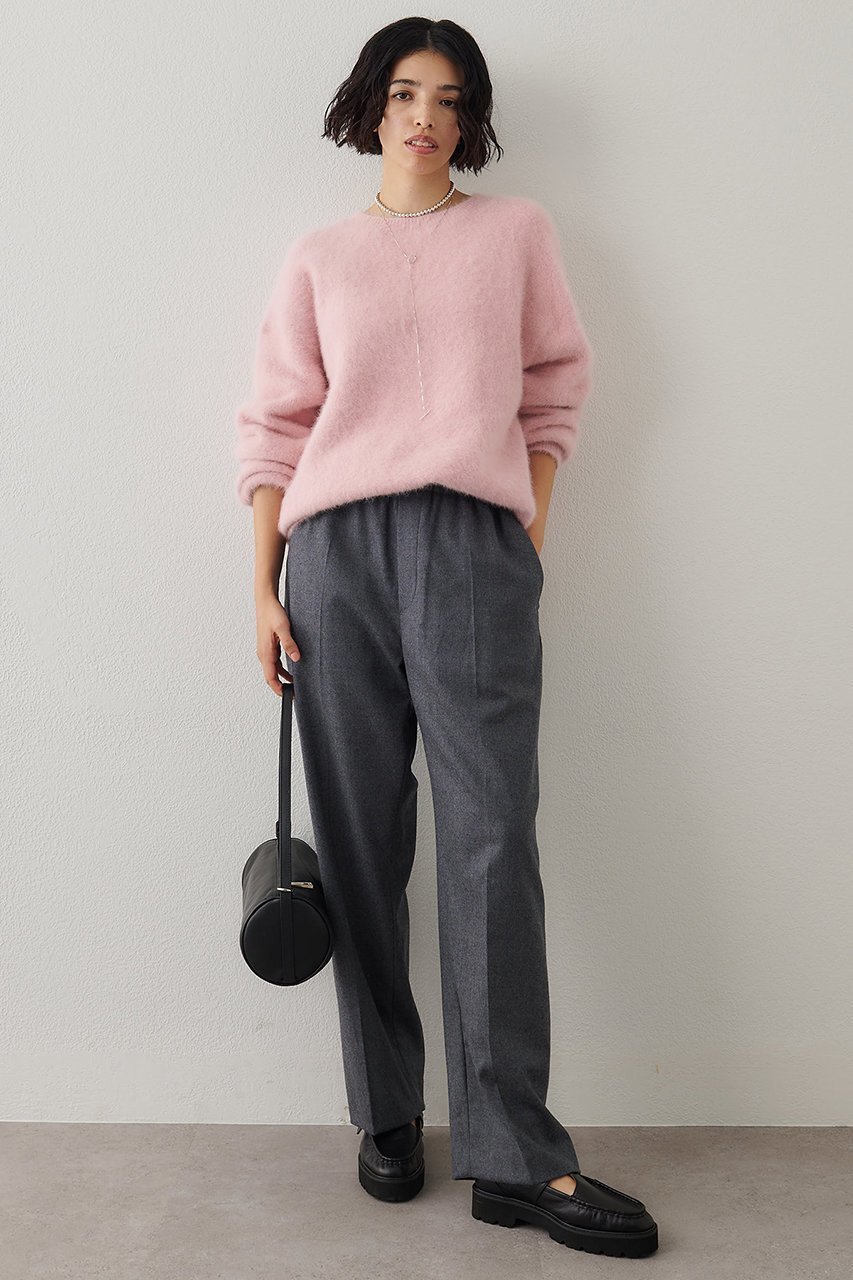 【ウィムガゼット/Whim Gazette】のサキソニーウールパンツ 人気、トレンドファッション・服の通販 founy(ファニー) 　ファッション　Fashion　レディースファッション　Fashion for Women　パンツ　Pants & Trousers　ストレッチ　Stretch, Stretchy Fabric　センター　Center, Center Line　マニッシュ　Mannish, Boyish　リボン　Ribbon, Bow　エレガント 上品　Elegant　新作・新入荷　New Arrivals / New In　other-5|ID: prp329100004676030 ipo3291000000033787645
