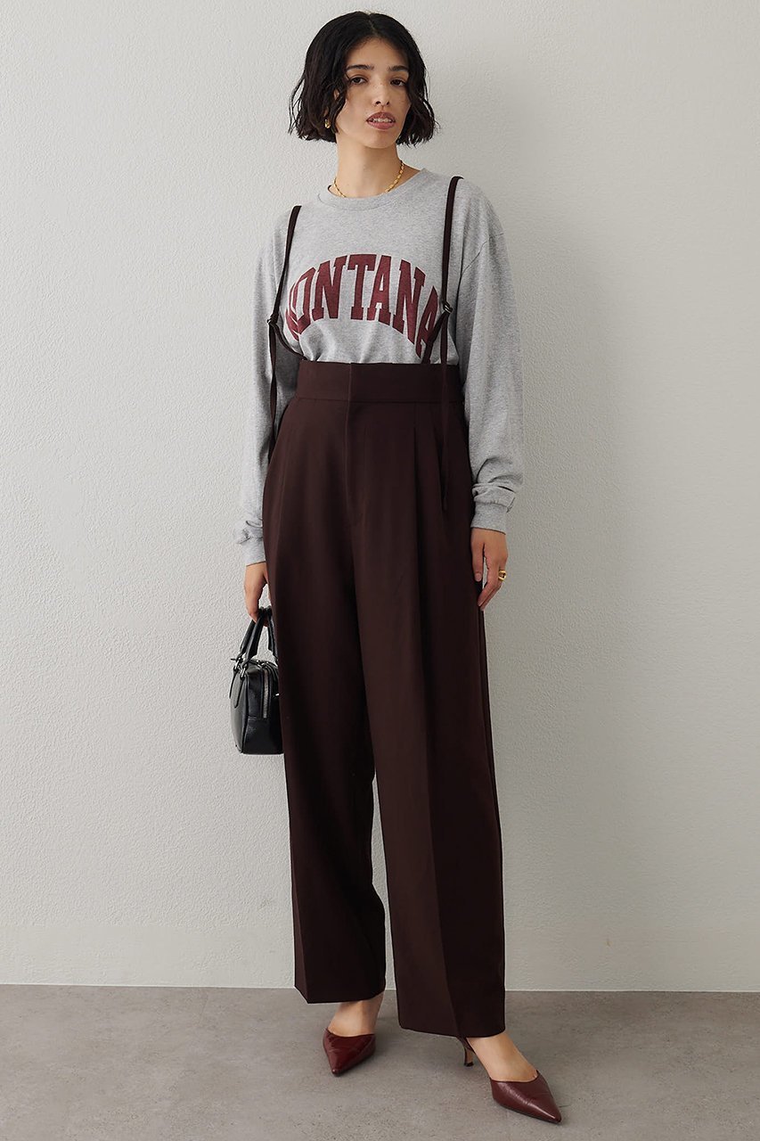 【ウィムガゼット/Whim Gazette】のハイウエストサスペンダーパンツ 人気、トレンドファッション・服の通販 founy(ファニー) 　ファッション　Fashion　レディースファッション　Fashion for Women　パンツ　Pants & Trousers　おすすめ　Recommended / Our Picks　サスペンダー　Suspenders, Braces　セットアップ　Set-Up, Coordinated Outfit　センター　Center, Center Line　トレンド　Trend, Trending Now　マニッシュ　Mannish, Boyish　ワイド　Wide, Wide Fit　エレガント 上品　Elegant　新作・新入荷　New Arrivals / New In　other-5|ID: prp329100004676033 ipo3291000000033787676