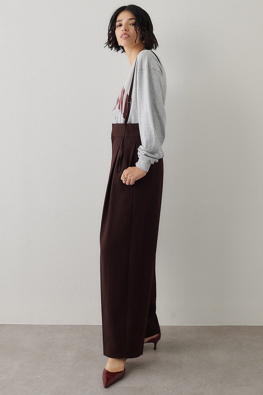 【ウィムガゼット/Whim Gazette】のハイウエストサスペンダーパンツ 人気、トレンドファッション・服の通販 founy(ファニー) 　ファッション　Fashion　レディースファッション　Fashion for Women　パンツ　Pants & Trousers　おすすめ　Recommended / Our Picks　サスペンダー　Suspenders, Braces　セットアップ　Set-Up, Coordinated Outfit　センター　Center, Center Line　トレンド　Trend, Trending Now　マニッシュ　Mannish, Boyish　ワイド　Wide, Wide Fit　エレガント 上品　Elegant　other-2|ID: prp329100004676033 ipo3291000000035831185