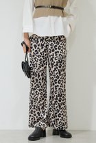 【ガリャルダガランテ/GALLARDAGALANTE】のワイドドロストサテンパンツ レオパード(ブラック1)|ID: prp329100004676042 ipo3291000000035969795