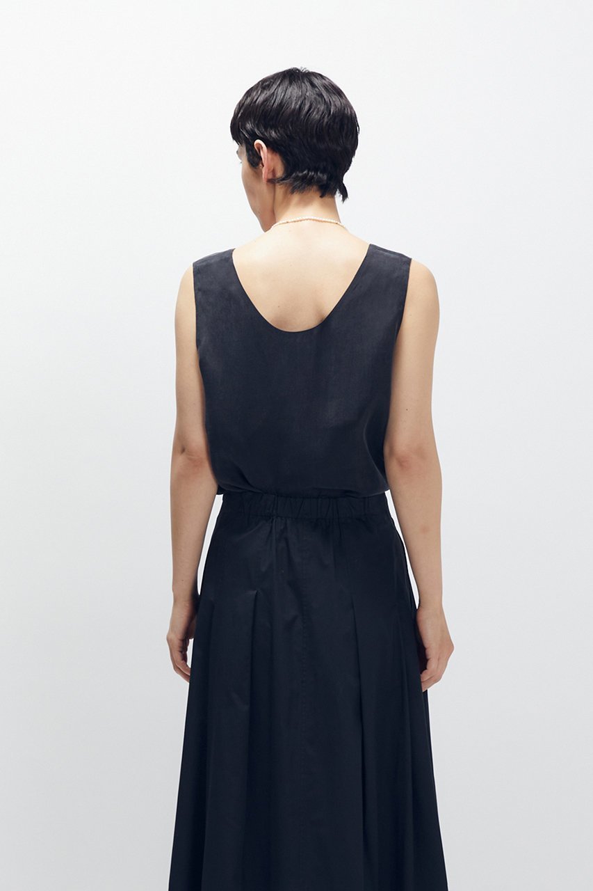 【プルミエ アロンディスモン/1er Arrondissement】のキュプラフィブリルタンクトップ 人気、トレンドファッション・服の通販 founy(ファニー) 　ファッション　Fashion　レディースファッション　Fashion for Women　トップス・カットソー　Cut & Sew Tops　キャミソール&ノースリーブ　Camisoles & Sleeveless Tops　シャツ・ブラウス・オフィスカジュアル　Elegant Blouses & Button-Ups　おすすめ　Recommended / Our Picks　とろみ　Fluid, Flowy Fabric　インナー　Innerwear　キュプラ　Cupro, Eco Fabric　シンプル　Simple, Minimal　セットアップ　Set-Up, Coordinated Outfit　タンク　Tank Top, Sleeveless Top　ノースリーブ　Sleeveless, No-Sleeve　人気　Popular, Best Seller　other-6|ID: prp329100004676045 ipo3291000000034154561