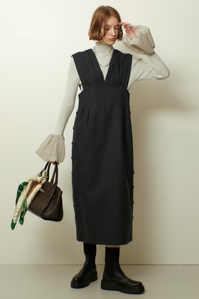 【アルアバイル/allureville】 サイドタックジャンスカワンピース人気、トレンドファッション・服の通販 founy(ファニー) ファッション Fashion レディースファッション Fashion for Women ワンピース Dresses チュニック Tunic Tops & Dresses インナー Innerwear ギャザー Gathered, Ruffled ジャケット Jacket, Outerwear ストレッチ Stretch, Stretchy Fabric チュニック Tunic, Long Top フォルム Silhouette, Form ロング Long, Long-Length エレガント 上品 Elegant 新作・新入荷 New Arrivals / New In ビジネス 仕事 通勤 Business / Work / Commuting |ID:prp329100004676046