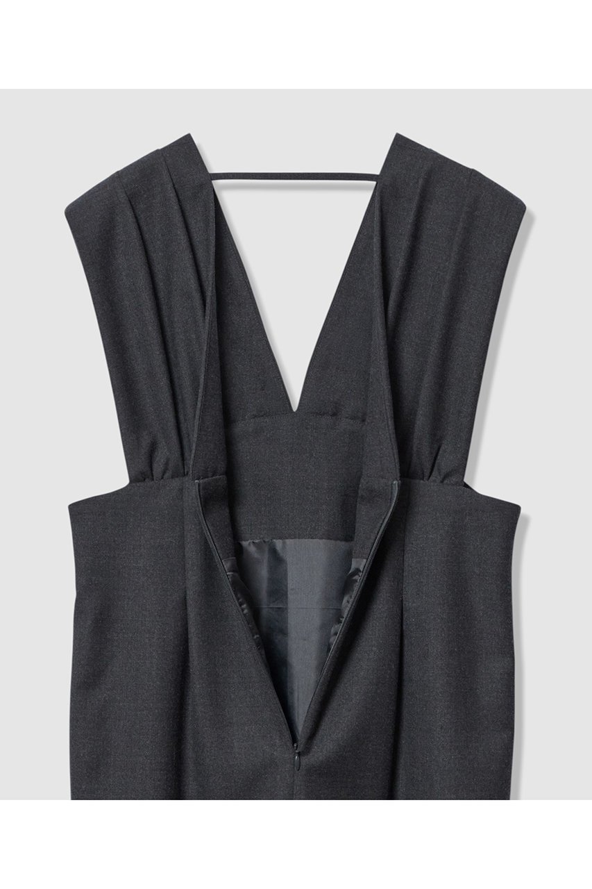 【アルアバイル/allureville】のサイドタックジャンスカワンピース 人気、トレンドファッション・服の通販 founy(ファニー) 　ファッション　Fashion　レディースファッション　Fashion for Women　ワンピース　Dresses　チュニック　Tunic Tops & Dresses　インナー　Innerwear　ギャザー　Gathered, Ruffled　ジャケット　Jacket, Outerwear　ストレッチ　Stretch, Stretchy Fabric　チュニック　Tunic, Long Top　フォルム　Silhouette, Form　ロング　Long, Long-Length　エレガント 上品　Elegant　新作・新入荷　New Arrivals / New In　ビジネス 仕事 通勤　Business / Work / Commuting　other-4|ID: prp329100004676046 ipo3291000000033787790