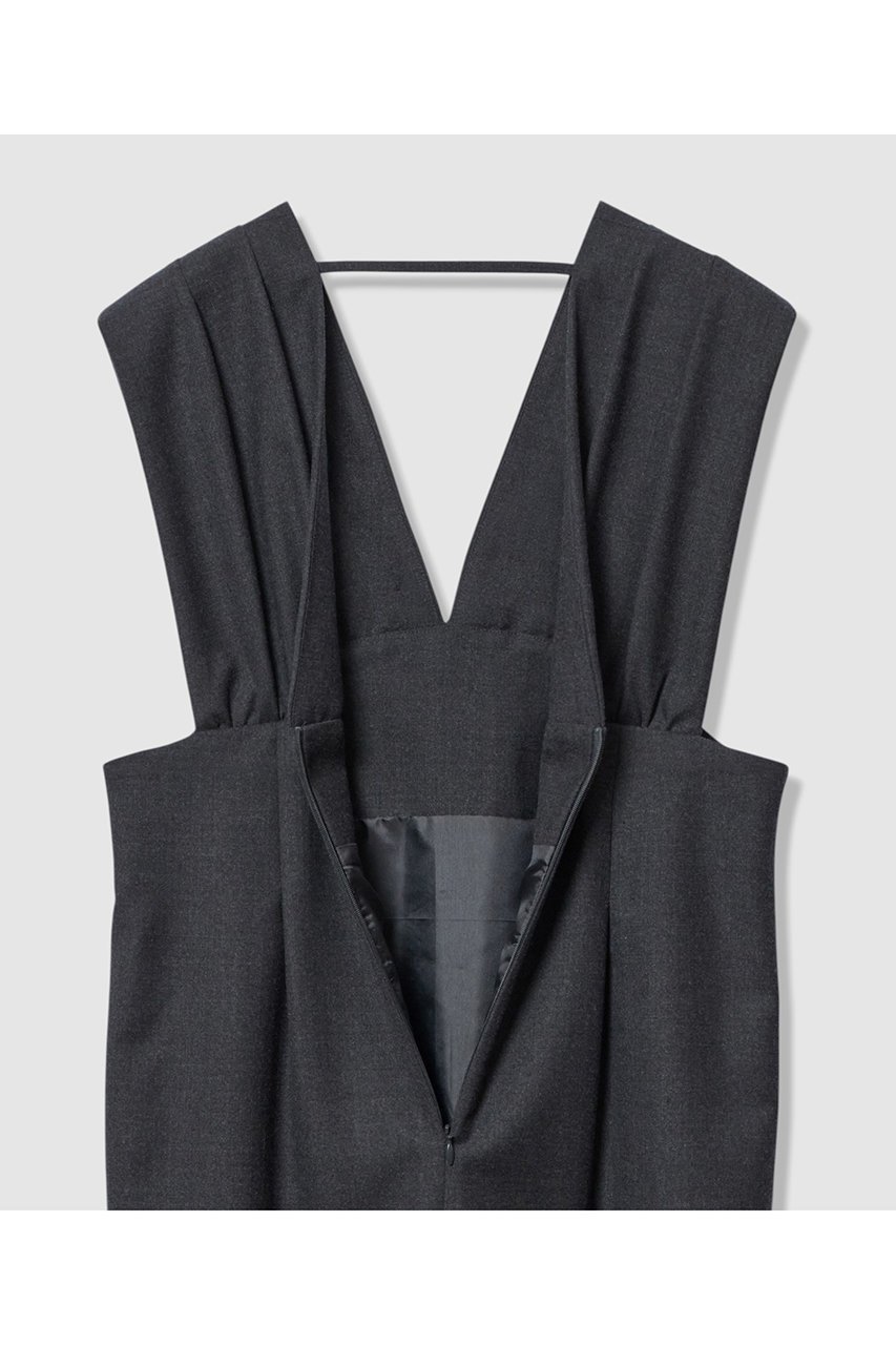 【アルアバイル/allureville】のサイドタックジャンスカワンピース 人気、トレンドファッション・服の通販 founy(ファニー) 　ファッション　Fashion　レディースファッション　Fashion for Women　ワンピース　Dresses　チュニック　Tunic Tops & Dresses　インナー　Innerwear　ギャザー　Gathered, Ruffled　ジャケット　Jacket, Outerwear　ストレッチ　Stretch, Stretchy Fabric　チュニック　Tunic, Long Top　フォルム　Silhouette, Form　ロング　Long, Long-Length　エレガント 上品　Elegant　再入荷　Restock / Back in Stock　ビジネス 仕事 通勤　Business / Work / Commuting　other-3|ID: prp329100004676046 ipo3291000000034228908