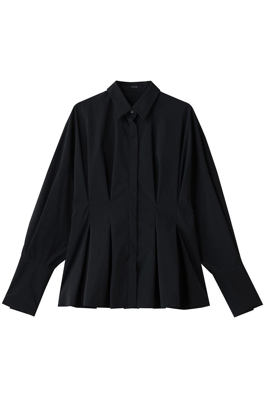 【アルアバイル/allureville】のフレアカフスタックブラウス インテリア・キッズ・メンズ・レディースファッション・服の通販 founy(ファニー) ファッション Fashion レディースファッション Fashion for Women トップス・カットソー Cut & Sew Tops シャツ・ブラウス・オフィスカジュアル Elegant Blouses & Button-Ups エレガント 上品 Elegant カフス Cuff Design クラシック Classic, Timeless Style スリーブ Sleeve, Long Sleeve / Short Sleeve タイプライター Typewriter Fabric, Crisp Cotton ダブル Double, Double-Breasted デニム Denim, Jeans Material ドレス Dress, One-Piece ロング Long, Long-Length ネイビー|ID: prp329100004676047 ipo3291000000034337269