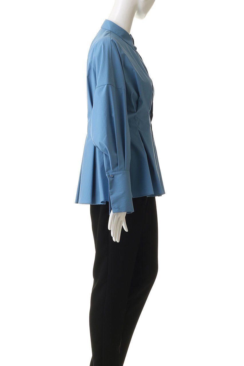 【アルアバイル/allureville】のフレアカフスタックブラウス 人気、トレンドファッション・服の通販 founy(ファニー) 　ファッション　Fashion　レディースファッション　Fashion for Women　トップス・カットソー　Cut & Sew Tops　シャツ・ブラウス・オフィスカジュアル　Elegant Blouses & Button-Ups　エレガント 上品　Elegant　カフス　Cuff Design　クラシック　Classic, Timeless Style　スリーブ　Sleeve, Long Sleeve / Short Sleeve　タイプライター　Typewriter Fabric, Crisp Cotton　ダブル　Double, Double-Breasted　デニム　Denim, Jeans Material　ドレス　Dress, One-Piece　ロング　Long, Long-Length　other-3|ID: prp329100004676047 ipo3291000000035298591