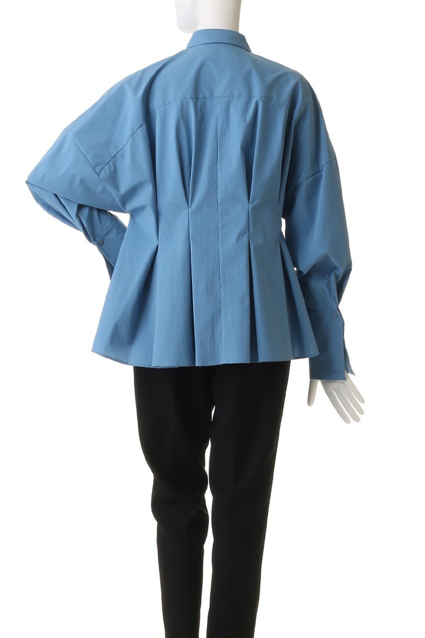 【アルアバイル/allureville】のフレアカフスタックブラウス 人気、トレンドファッション・服の通販 founy(ファニー) 　ファッション　Fashion　レディースファッション　Fashion for Women　トップス・カットソー　Cut & Sew Tops　シャツ・ブラウス・オフィスカジュアル　Elegant Blouses & Button-Ups　エレガント 上品　Elegant　カフス　Cuff Design　クラシック　Classic, Timeless Style　スリーブ　Sleeve, Long Sleeve / Short Sleeve　タイプライター　Typewriter Fabric, Crisp Cotton　ダブル　Double, Double-Breasted　デニム　Denim, Jeans Material　ドレス　Dress, One-Piece　ロング　Long, Long-Length　other-4|ID: prp329100004676047 ipo3291000000035298592