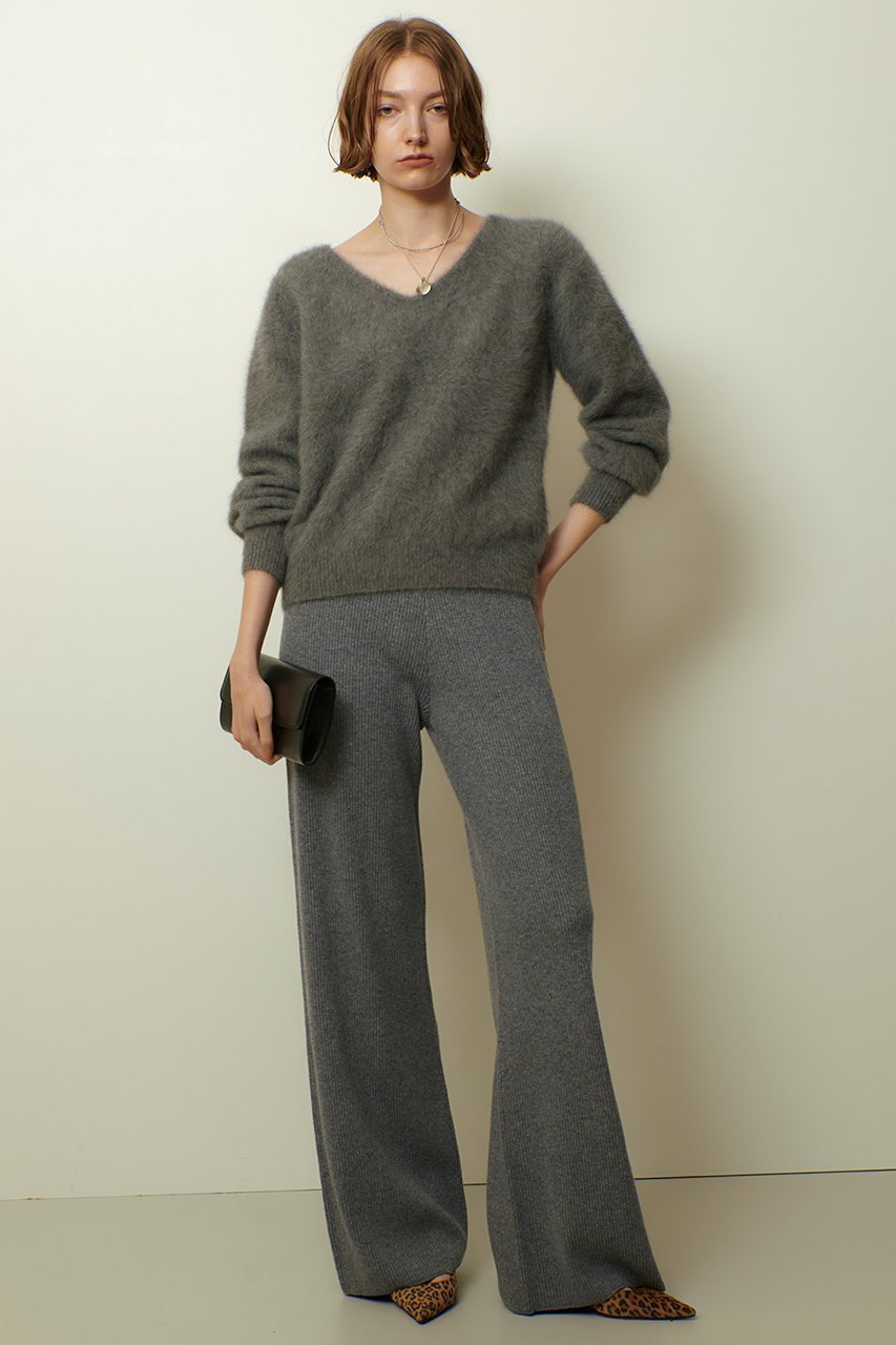 【アルアバイル/allureville】のカシミヤブレンドファー加工Vプルオーバー 人気、トレンドファッション・服の通販 founy(ファニー) 　ファッション　Fashion　レディースファッション　Fashion for Women　トップス・カットソー　Cut & Sew Tops　ニット　Knit Tops & Sweaters　カジュアルプルオーバー・ニットトップス　Pullovers & Knit Tops / Casual Pullovers　おすすめ　Recommended / Our Picks　フォックス　Fox, Fox Fur　プリーツ　Pleats, Pleated　ボトム　Bottoms, Lower Wear　リュクス　Luxury, Elegant, High-End, Chic　冬　Winter / This Winter　新作・新入荷　New Arrivals / New In　other-5|ID: prp329100004676048 ipo3291000000033787808
