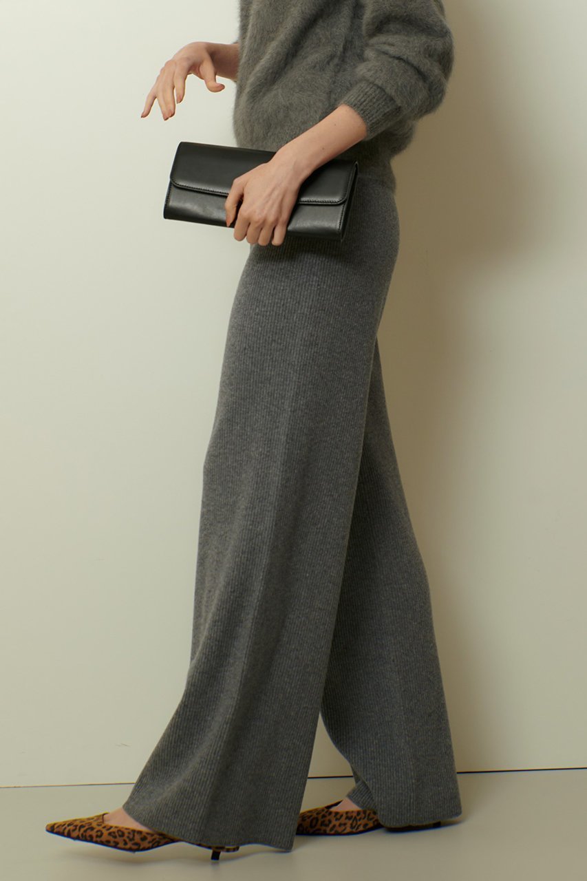 【アルアバイル/allureville】のウールリブニットパンツ 人気、トレンドファッション・服の通販 founy(ファニー) 　ファッション　Fashion　レディースファッション　Fashion for Women　パンツ　Pants & Trousers　ラグジュアリー　Luxury, Elegant　リラックス　Relax, Relaxed Fit　ワイド　Wide, Wide Fit　エレガント 上品　Elegant　定番　Standard, Basic Item　新作・新入荷　New Arrivals / New In　other-3|ID: prp329100004676050 ipo3291000000033787829