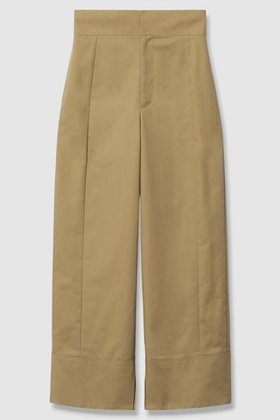 【アルアバイル/allureville】 ミリタリーツイルハイウエストパンツ人気、トレンドファッション・服の通販 founy(ファニー) ファッション Fashion レディースファッション Fashion for Women パンツ Pants & Trousers ジャケット Jacket, Outerwear スリット Slit, Slit Detail ツイル Twist, Twisted Detail 新作・新入荷 New Arrivals / New In |ID:prp329100004676051