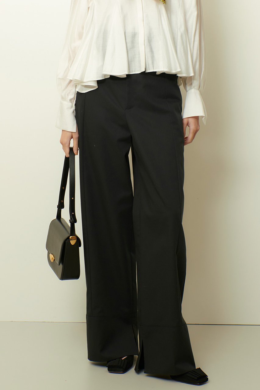 【アルアバイル/allureville】のミリタリーツイルハイウエストパンツ 人気、トレンドファッション・服の通販 founy(ファニー) 　ファッション　Fashion　レディースファッション　Fashion for Women　パンツ　Pants & Trousers　ジャケット　Jacket, Outerwear　スリット　Slit, Slit Detail　ツイル　Twist, Twisted Detail　新作・新入荷　New Arrivals / New In　other-5|ID: prp329100004676051 ipo3291000000033787838