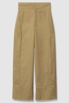 【アルアバイル/allureville】のミリタリーツイルハイウエストパンツ ベージュ|ID: prp329100004676051 ipo3291000000035475625