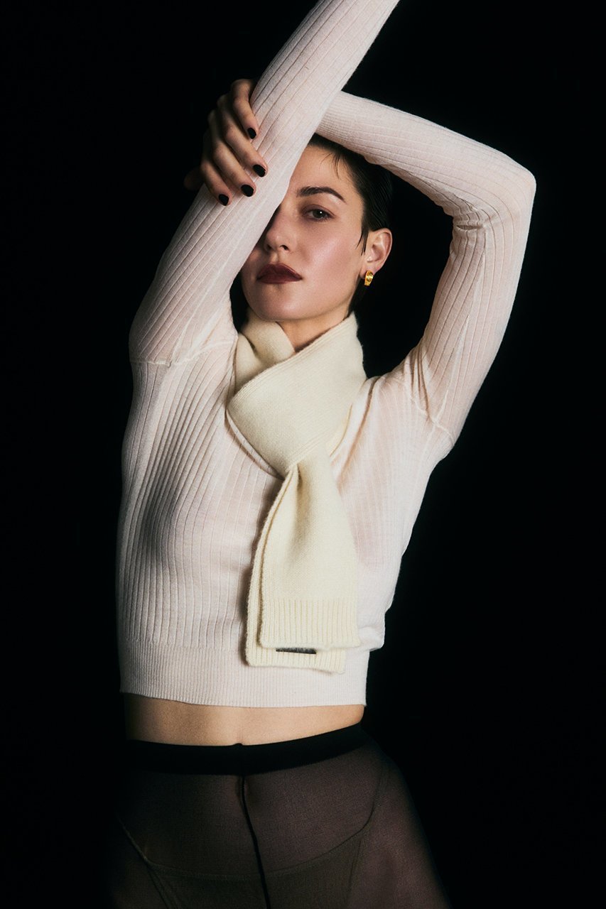 【イリスフォーセブン/IRIS 47】のカシミヤ シアーニットトップス 人気、トレンドファッション・服の通販 founy(ファニー) 　ファッション　Fashion　レディースファッション　Fashion for Women　トップス・カットソー　Cut & Sew Tops　ニット　Knit Tops & Sweaters　カジュアルプルオーバー・ニットトップス　Pullovers & Knit Tops / Casual Pullovers　おすすめ　Recommended / Our Picks　なめらか　Smooth, Silky Texture　シアー　Sheer, See-Through　スラックス　Slacks, Dress Pants　デニム　Denim, Jeans Material　ボトム　Bottoms, Lower Wear　エレガント 上品　Elegant　other-6|ID: prp329100004676054 ipo3291000000036021667