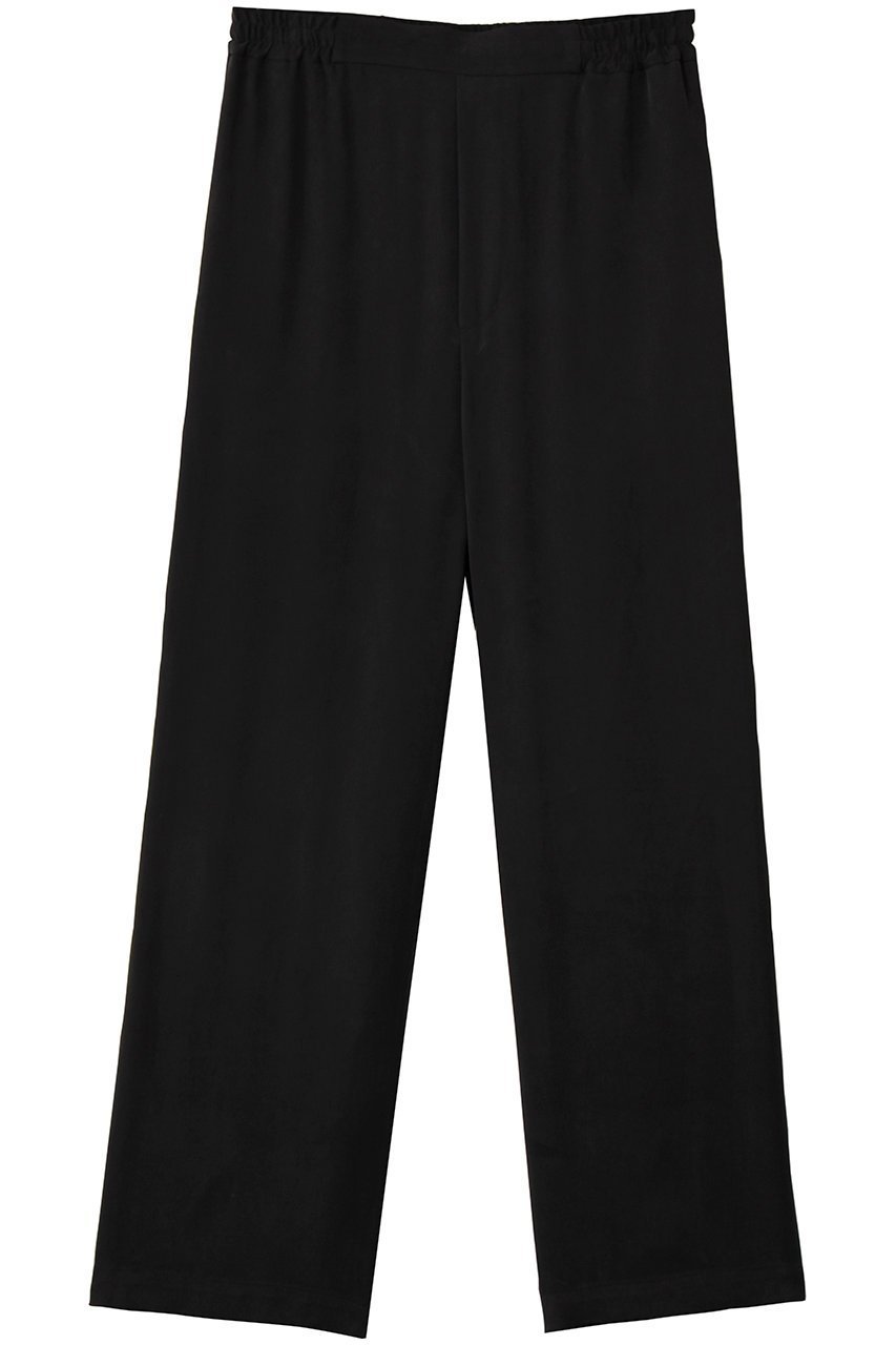 【デパリエ/DEPAREILLE】のキュプラギャザーパンツ インテリア・キッズ・メンズ・レディースファッション・服の通販 founy(ファニー) 　ファッション　Fashion　レディースファッション　Fashion for Women　パンツ　Pants & Trousers　おすすめ　Recommended / Our Picks　キュプラ　Cupro, Eco Fabric　シンプル　Simple, Minimal　A/W・秋冬　Autumn/Winter　ブラック|ID: prp329100004676056 ipo3291000000035380890