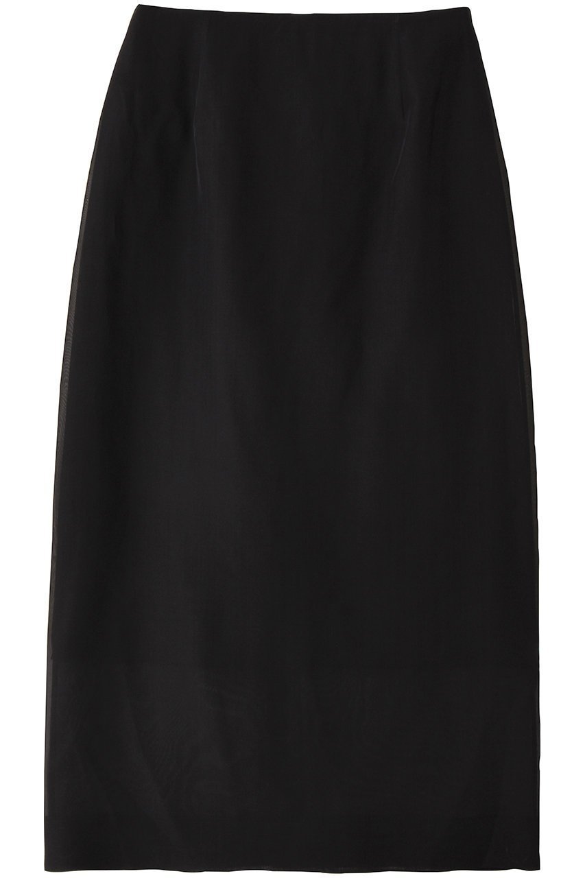 【デパリエ/DEPAREILLE】のシルクオーガンジースカート インテリア・キッズ・メンズ・レディースファッション・服の通販 founy(ファニー) 　ファッション　Fashion　レディースファッション　Fashion for Women　スカート　Skirts　ロングスカート　Long Skirts / Maxi & Midi Skirts　オーガンジー　Organza Fabric　シアー　Sheer, See-Through　シルク　Silk, 100% Silk　パーティ　Party, Party Style　リュクス　Luxury, Elegant, High-End, Chic　ロング　Long, Long-Length　エレガント 上品　Elegant　ブラック|ID: prp329100004676057 ipo3291000000035742917