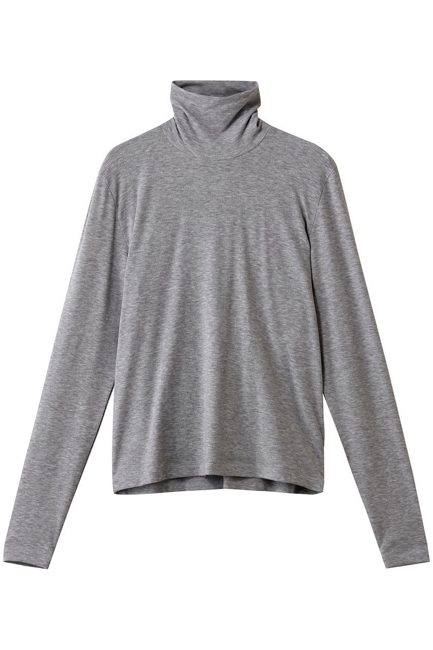 【デパリエ/DEPAREILLE】のリヨセルベアタートルトップ インテリア・キッズ・メンズ・レディースファッション・服の通販 founy(ファニー) 　ファッション　Fashion　レディースファッション　Fashion for Women　トップス・カットソー　Cut & Sew Tops　シャツ・ブラウス・オフィスカジュアル　Elegant Blouses & Button-Ups　ロングTシャツ・Tシャツ　Longline T-Shirts & Tees　カットソー・ベーシックTシャツ　Cut-and-Sewn Tops / Stretch Tees & Basics　おすすめ　Recommended / Our Picks　なめらか　Smooth, Silky Texture　シンプル　Simple, Minimal　ジャケット　Jacket, Outerwear　スリーブ　Sleeve, Long Sleeve / Short Sleeve　タートル　Turtleneck, Turtle Collar　ベスト　Vest, Waistcoat　ベーシック　Basic, Essential　ロング　Long, Long-Length　グレー|ID: prp329100004676061 ipo3291000000035380918