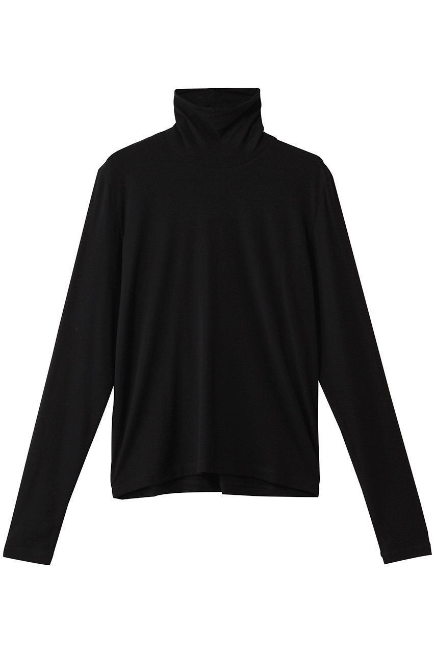 【デパリエ/DEPAREILLE】のリヨセルベアタートルトップ インテリア・キッズ・メンズ・レディースファッション・服の通販 founy(ファニー) 　ファッション　Fashion　レディースファッション　Fashion for Women　トップス・カットソー　Cut & Sew Tops　シャツ・ブラウス・オフィスカジュアル　Elegant Blouses & Button-Ups　ロングTシャツ・Tシャツ　Longline T-Shirts & Tees　カットソー・ベーシックTシャツ　Cut-and-Sewn Tops / Stretch Tees & Basics　おすすめ　Recommended / Our Picks　なめらか　Smooth, Silky Texture　シンプル　Simple, Minimal　ジャケット　Jacket, Outerwear　スリーブ　Sleeve, Long Sleeve / Short Sleeve　タートル　Turtleneck, Turtle Collar　ベスト　Vest, Waistcoat　ベーシック　Basic, Essential　ロング　Long, Long-Length　ブラック|ID: prp329100004676061 ipo3291000000035380920
