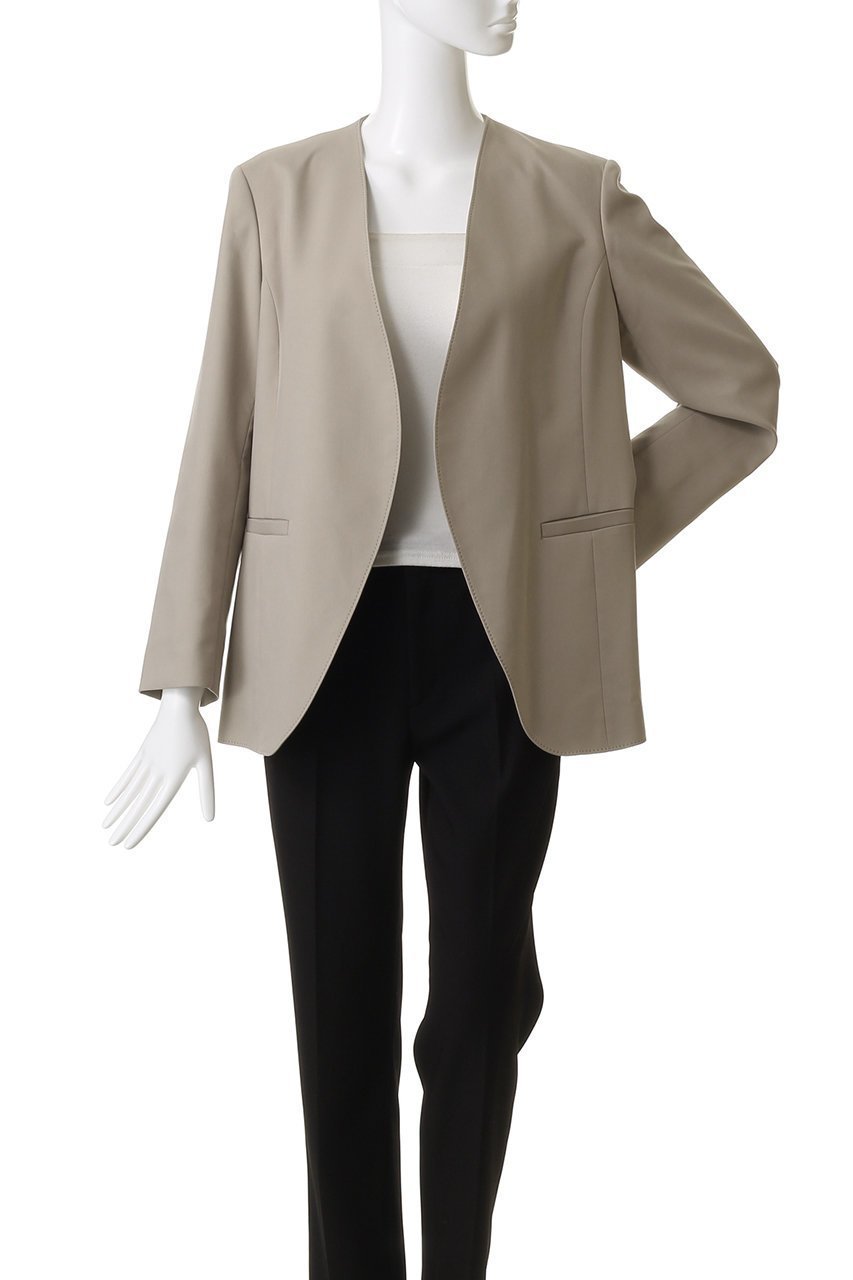 【エステータ/esteta】のライトダブルクロス ジャケット 人気、トレンドファッション・服の通販 founy(ファニー) 　ファッション　Fashion　レディースファッション　Fashion for Women　アウター　Coat / Outerwear Collection　レディースジャケット・軽アウター　Jackets　おすすめ　Recommended / Our Picks　シンプル　Simple, Minimal　ジャケット　Jacket, Outerwear　ドレープ　Drape, Draping Fabric　新作・新入荷　New Arrivals / New In　other-2|ID: prp329100004676065 ipo3291000000033787932