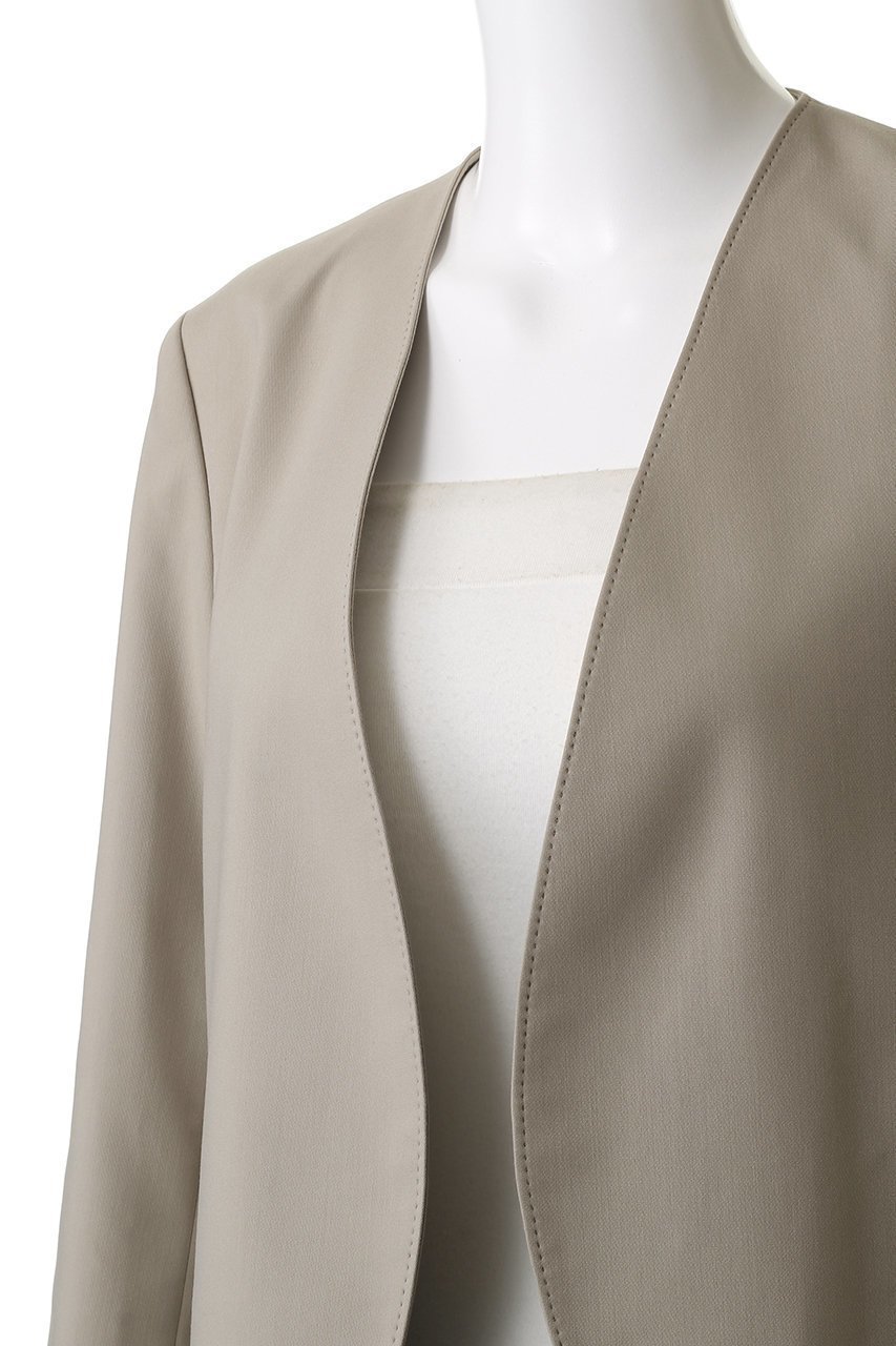 【エステータ/esteta】のライトダブルクロス ジャケット 人気、トレンドファッション・服の通販 founy(ファニー) 　ファッション　Fashion　レディースファッション　Fashion for Women　アウター　Coat / Outerwear Collection　レディースジャケット・軽アウター　Jackets　おすすめ　Recommended / Our Picks　シンプル　Simple, Minimal　ジャケット　Jacket, Outerwear　ドレープ　Drape, Draping Fabric　新作・新入荷　New Arrivals / New In　other-5|ID: prp329100004676065 ipo3291000000033787935