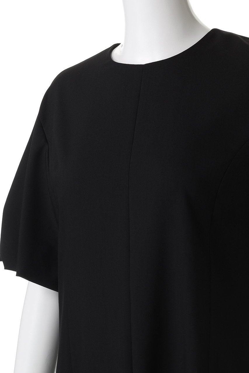 【エステータ/esteta】のライトダブルクロス ワンピース 人気、トレンドファッション・服の通販 founy(ファニー) 　ファッション　Fashion　レディースファッション　Fashion for Women　ワンピース　Dresses　チュニック　Tunic Tops & Dresses　スリーブ　Sleeve, Long Sleeve / Short Sleeve　チュニック　Tunic, Long Top　トレンド　Trend, Trending Now　ドレープ　Drape, Draping Fabric　フェミニン　Feminine, Girly　フレア　Flare, Flared　ロング　Long, Long-Length　エレガント 上品　Elegant　other-5|ID: prp329100004676071 ipo3291000000035831234