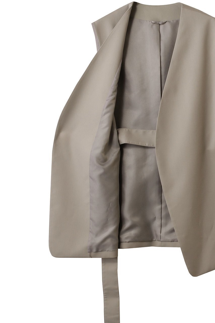 【エステータ/esteta】のライトダブルクロス ジレ 人気、トレンドファッション・服の通販 founy(ファニー) 　ファッション　Fashion　レディースファッション　Fashion for Women　アウター　Coat / Outerwear Collection　レディースジャケット・軽アウター　Jackets　シンプル　Simple, Minimal　ジャケット　Jacket, Outerwear　ドレープ　Drape, Draping Fabric　ベスト　Vest, Waistcoat　マニッシュ　Mannish, Boyish　エレガント 上品　Elegant　新作・新入荷　New Arrivals / New In　other-7|ID: prp329100004676072 ipo3291000000033787994