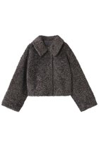 【リナージオ/LIGNAGGIO】の巻き毛フェイクショートジャケット ダークグレー|ID: prp329100004676073 ipo3291000000033787997