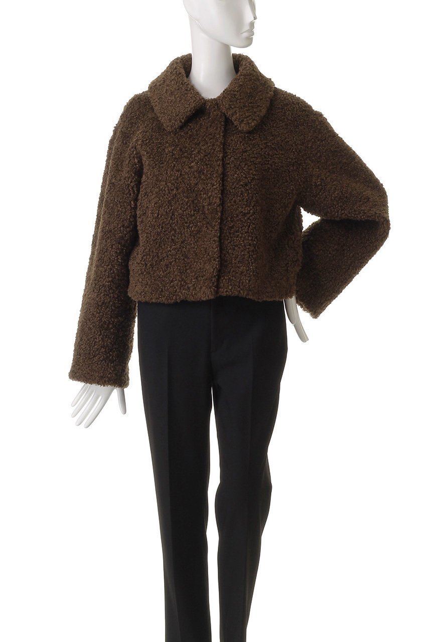 【リナージオ/LIGNAGGIO】の巻き毛フェイクショートジャケット 人気、トレンドファッション・服の通販 founy(ファニー) 　ファッション　Fashion　レディースファッション　Fashion for Women　アウター　Coat / Outerwear Collection　レディースジャケット・軽アウター　Jackets　コンパクト　Compact, Small Size　ジャケット　Jacket, Outerwear　バランス　Balance, Style Balance　ファブリック　Fabric, Textile　新作・新入荷　New Arrivals / New In　other-2|ID: prp329100004676073 ipo3291000000033787998
