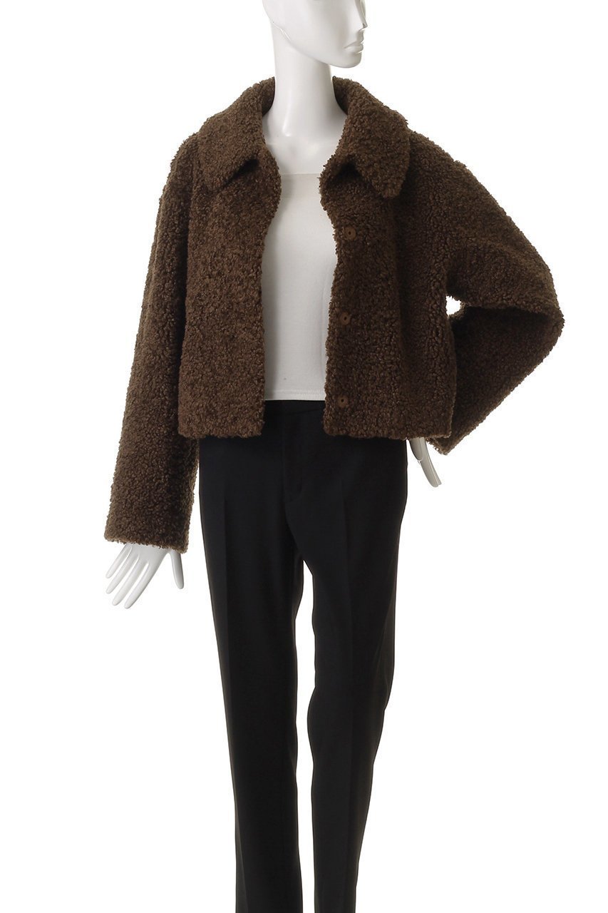 【リナージオ/LIGNAGGIO】の巻き毛フェイクショートジャケット 人気、トレンドファッション・服の通販 founy(ファニー) 　ファッション　Fashion　レディースファッション　Fashion for Women　アウター　Coat / Outerwear Collection　レディースジャケット・軽アウター　Jackets　コンパクト　Compact, Small Size　ジャケット　Jacket, Outerwear　バランス　Balance, Style Balance　ファブリック　Fabric, Textile　新作・新入荷　New Arrivals / New In　other-7|ID: prp329100004676073 ipo3291000000033788003