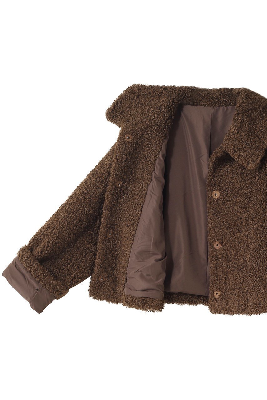 【リナージオ/LIGNAGGIO】の巻き毛フェイクショートジャケット 人気、トレンドファッション・服の通販 founy(ファニー) 　ファッション　Fashion　レディースファッション　Fashion for Women　アウター　Coat / Outerwear Collection　レディースジャケット・軽アウター　Jackets　コンパクト　Compact, Small Size　ジャケット　Jacket, Outerwear　バランス　Balance, Style Balance　ファブリック　Fabric, Textile　再入荷　Restock / Back in Stock　other-6|ID: prp329100004676073 ipo3291000000035298646